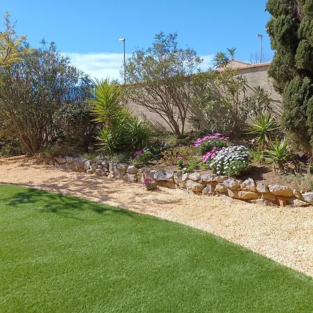 Apartamento Plain-pied Jardin 6 Personnes Clim Vue Parking Wifi Terrasse Piscine Dans La Résidence Saint-Pierre-la-Mer (Aude)