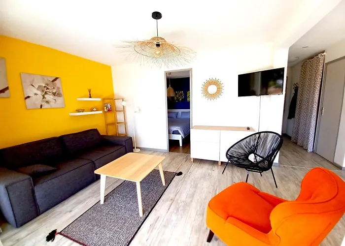 公寓 Plain-pied Jardin 6 Personnes Clim Vue Parking Wifi Terrasse Piscine Dans La Saint-Pierre-la-Mer (Aude)