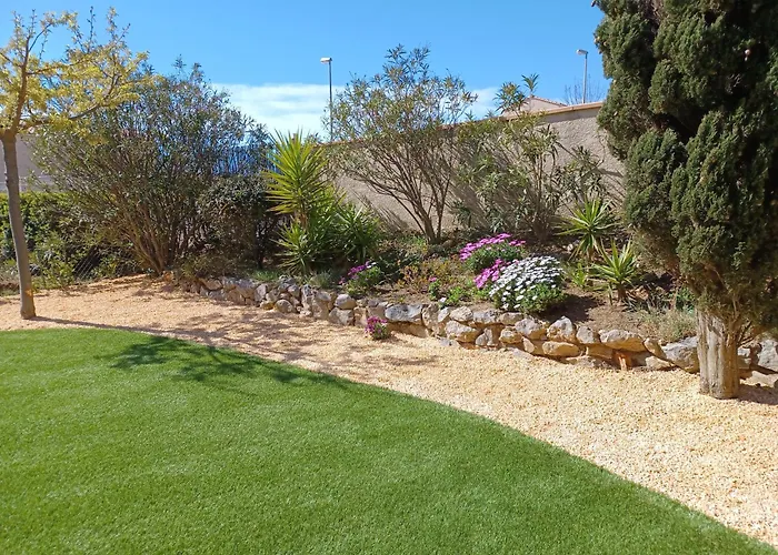 公寓 Plain-pied Jardin 6 Personnes Clim Vue Parking Wifi Terrasse Piscine Dans La Saint-Pierre-la-Mer (Aude)